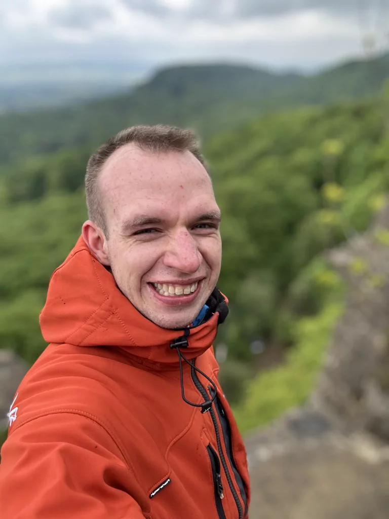 Paul Fenzl beim Wandern