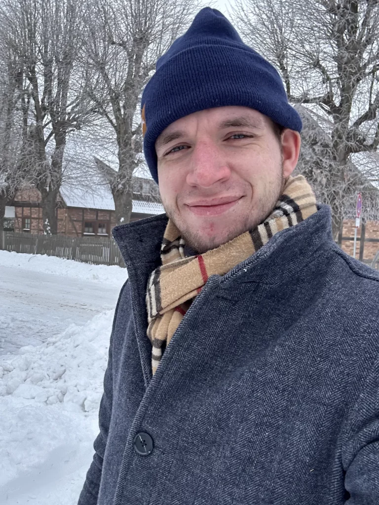 Paul Fenzl im Schnee